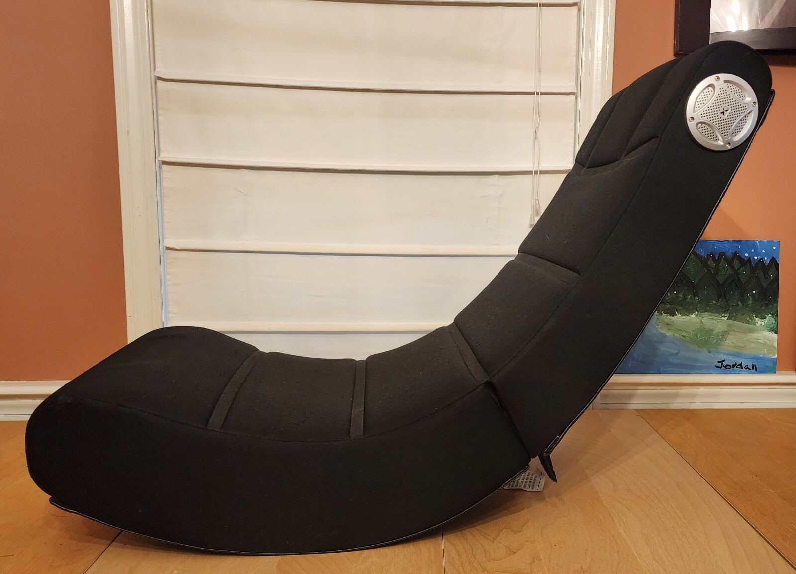 Ace Bayou LA70126 X ROCKER Folding Gaming Chair w/ Wired Audio Built-in Speakers