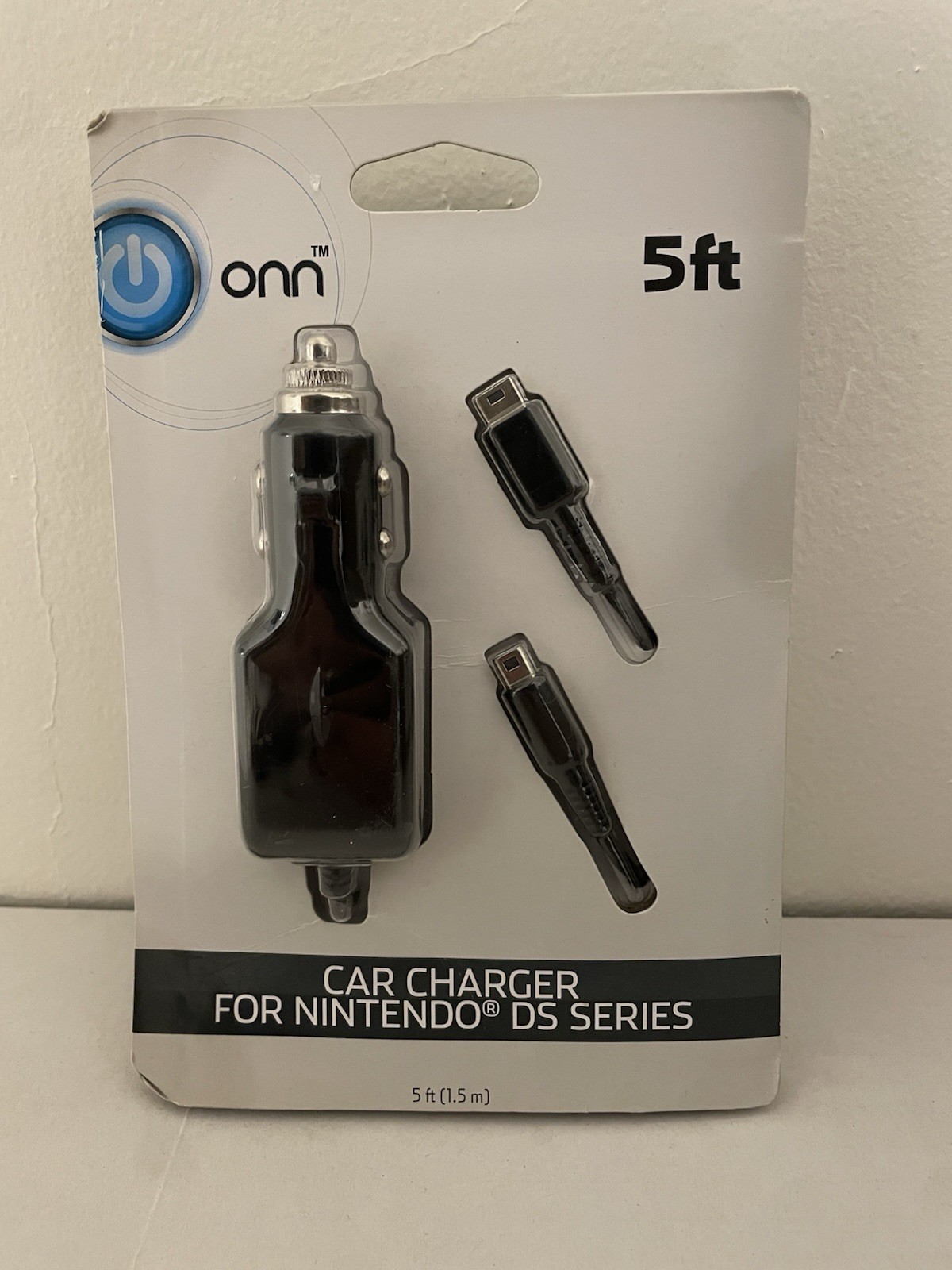 Onn 5 Ft Car Charger For Nintendo DS Series Unopened FREE SHIPPING