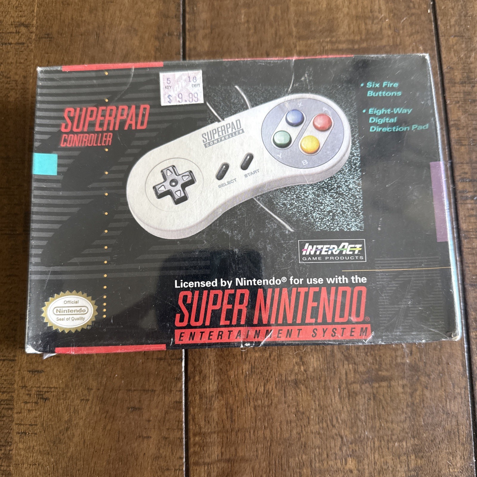 Superpad Controller | SNES Super Nintendo | InterAct NEW FACTORY SEALED Vintage