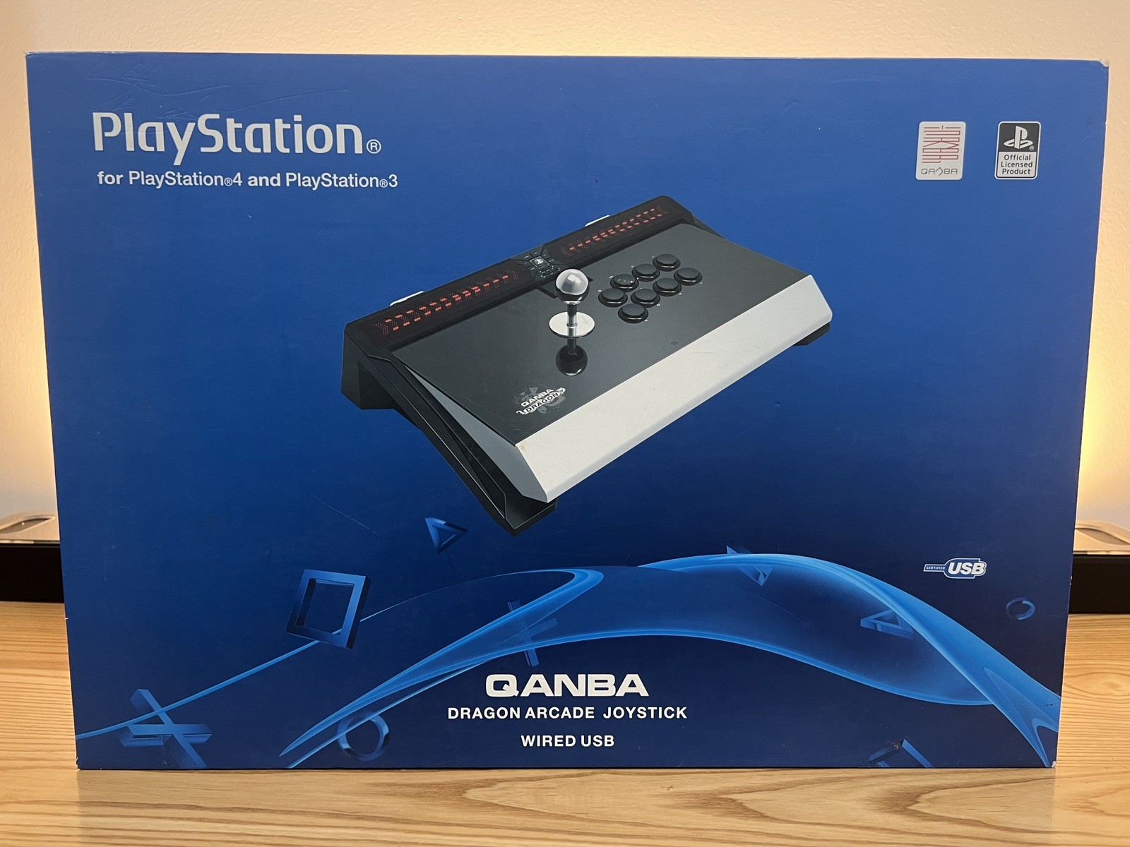 Qanba Dragon Joystick for PlayStation 4 and PlayStation 3 and PC Used