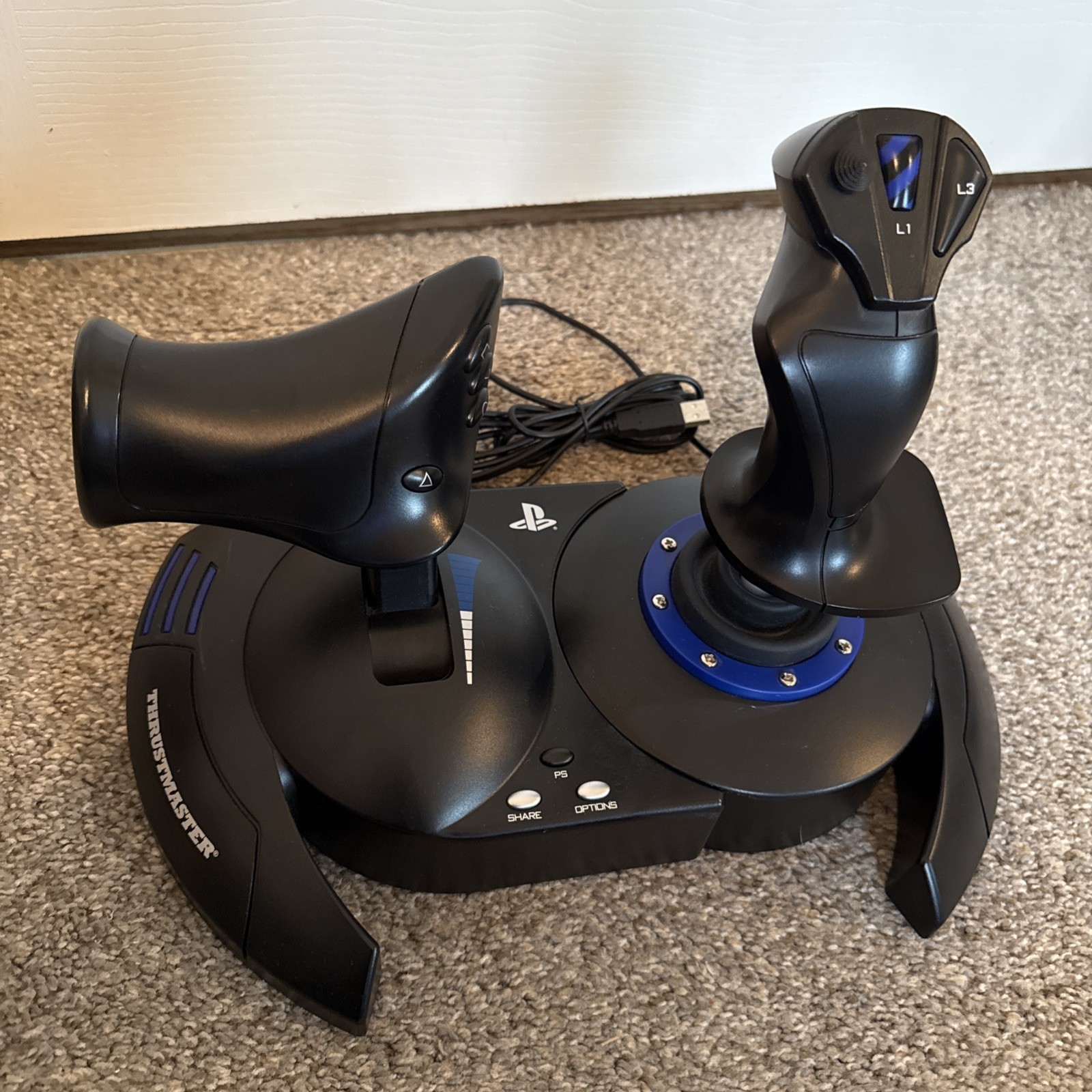 Thrustmaster T.Flight Hotas 4 Flight Stick Joystick PS4 PS5 PC ~ Tested / Works