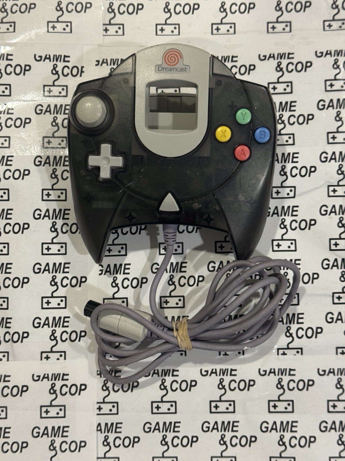 *Original* Sega DREAMCAST Controller (Clear Black)HKT-7700 OEM Translucent Smoke