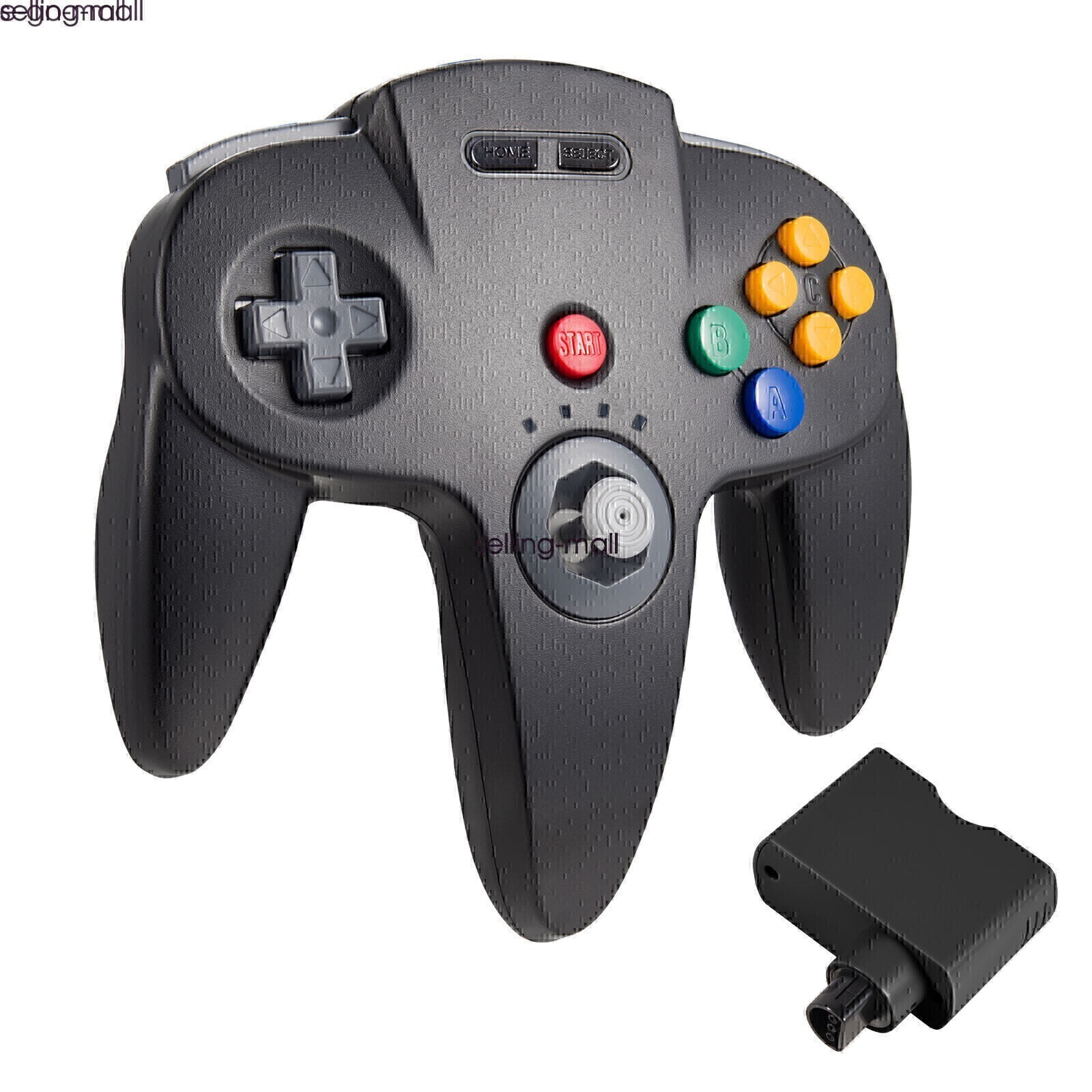 2.4G Wireless N64 Controller Remote Game Pad w/ Rumble Pak for Nintendo N64
