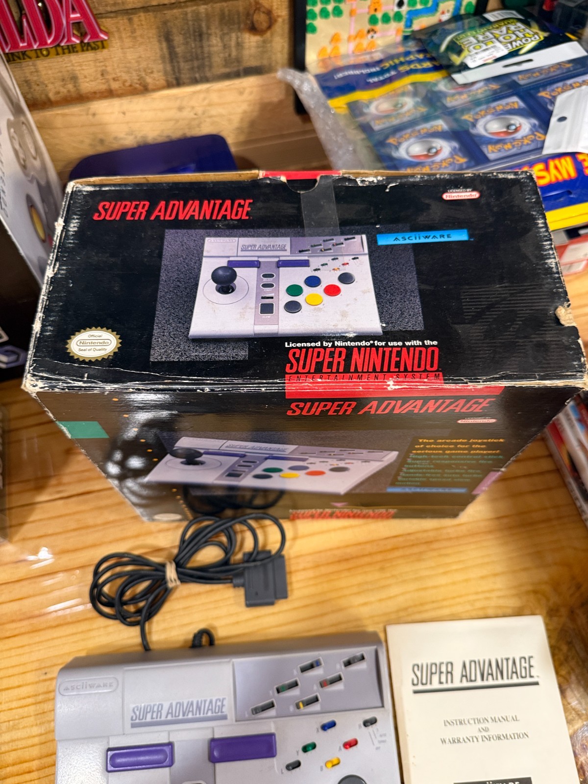 Super Advantage Arcade Stick Controller – Super Nintendo SNES (Complete)