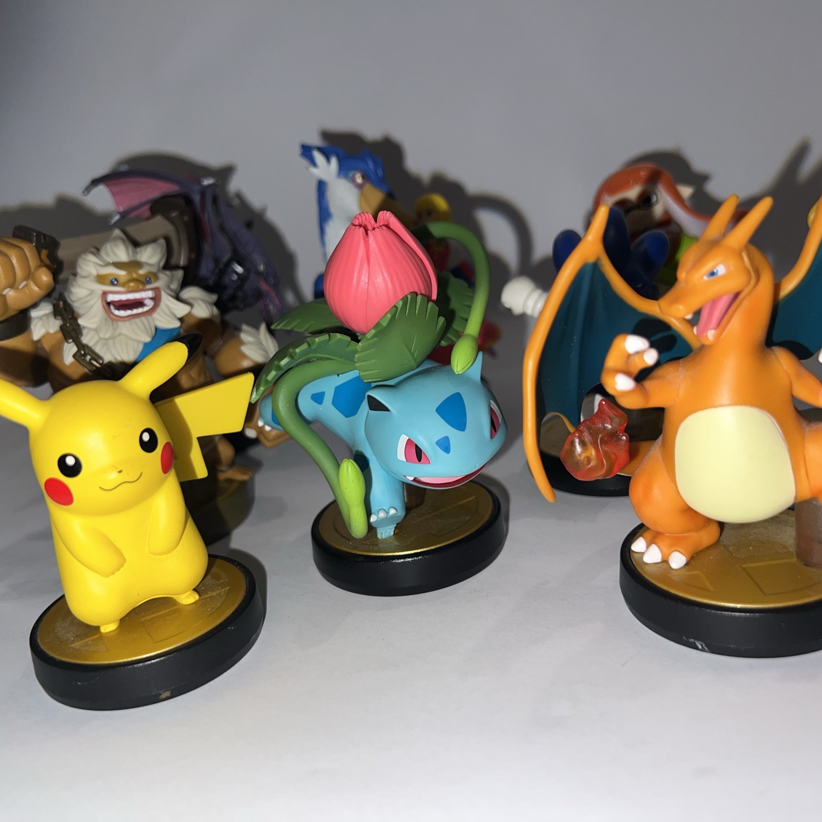 Super Smash Bros Lot Of 9 Amiibo Toy Figures Collection Nintendo Made In China