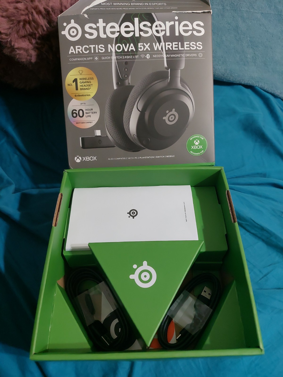 SteelSeries Arctis Nova 5X Wireless Multi-System Gaming Headset 61676