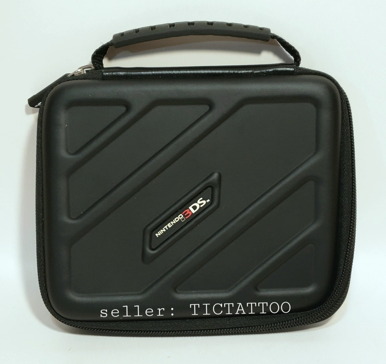 🔥 NINTENDO 3DS Hardshell Carrying CASE Pouch Bag BLACK