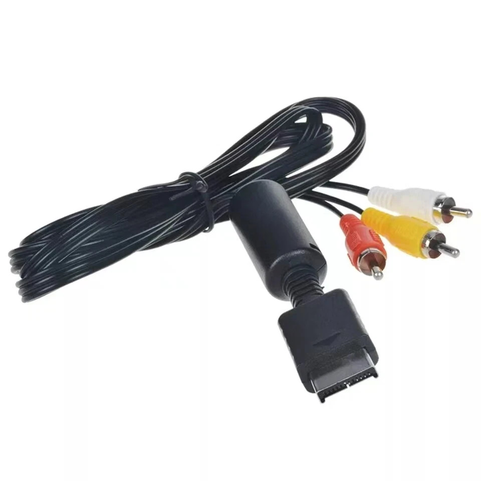 1.8M AV RCA Cable for Sony PS1 PS2 PS3 TV Audio Video Adapter Cord