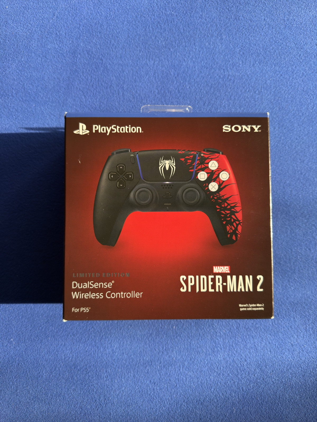 Sony PlayStation5 PS5 Spider-Man 2 DualSense Wireless Controller New Limited Etd