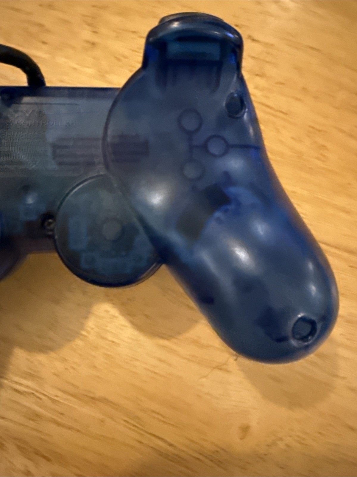 PS2 Controller Ocean Blue Clear DualShock OEM SCPH-10010