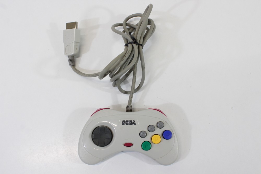 Official Sega Saturn White Controller Pad HSS-0101 OEM SS JPN Japan US Seller