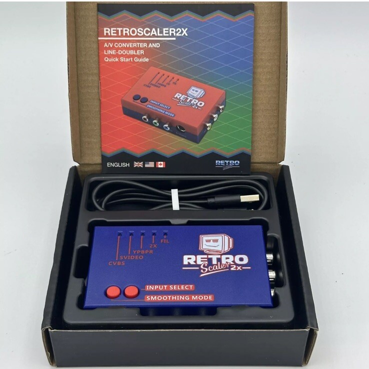 RetroScaler2x AV to HDMI Up-Scaler Converter Retro Consoles USA Seller