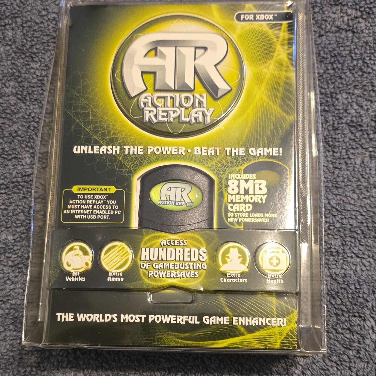 Datel Action Replay Xbox Game Enhancer w/ 8MB Memory Card for Microsoft Xbox