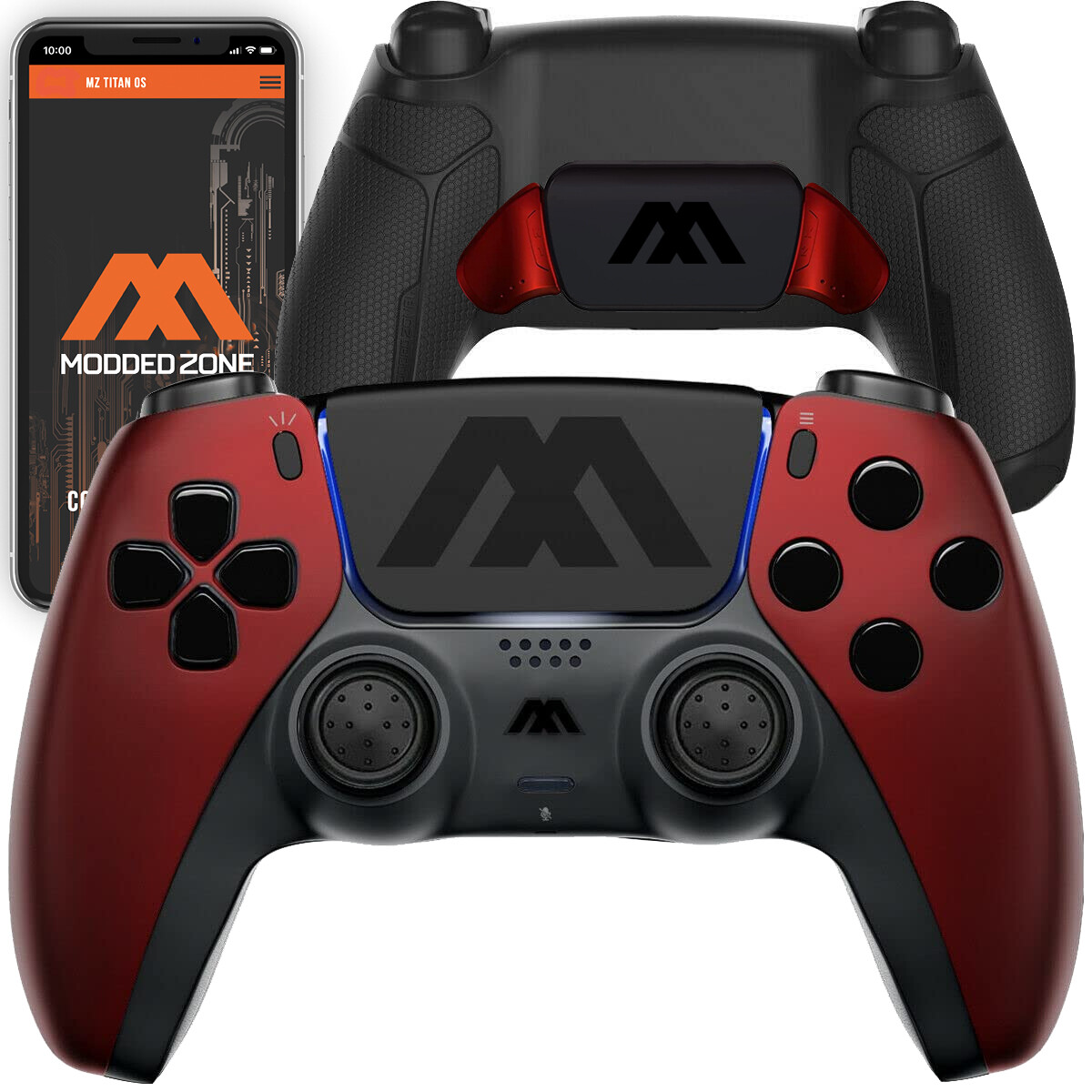 Red MZ Extreme Anti-recoil Modded Controller Remap Paddles Hair Triggers