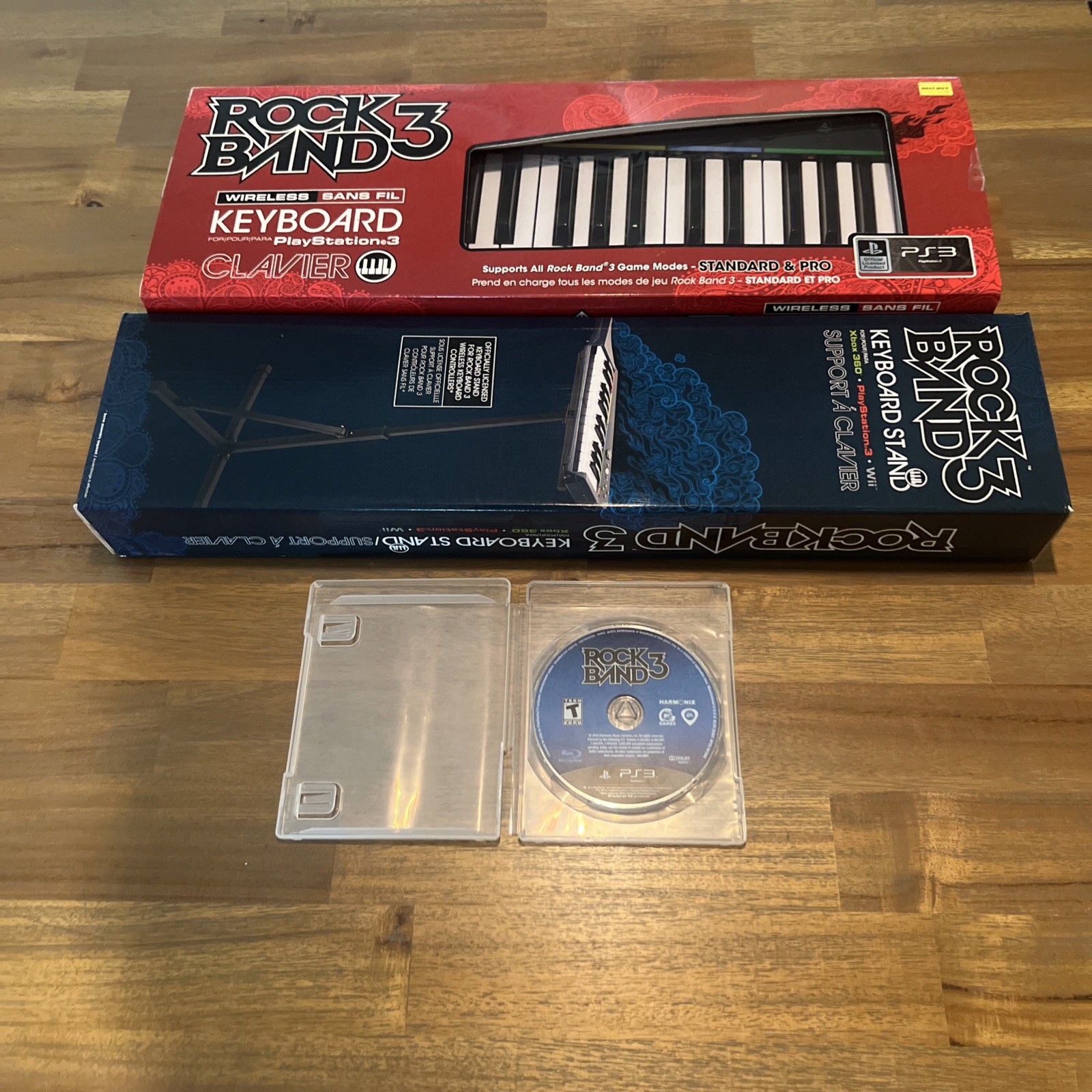 PS3 RockBand 3 Music Keyboard w/ Dongle & Strap – Rock Band 3 – Keyboard Stand