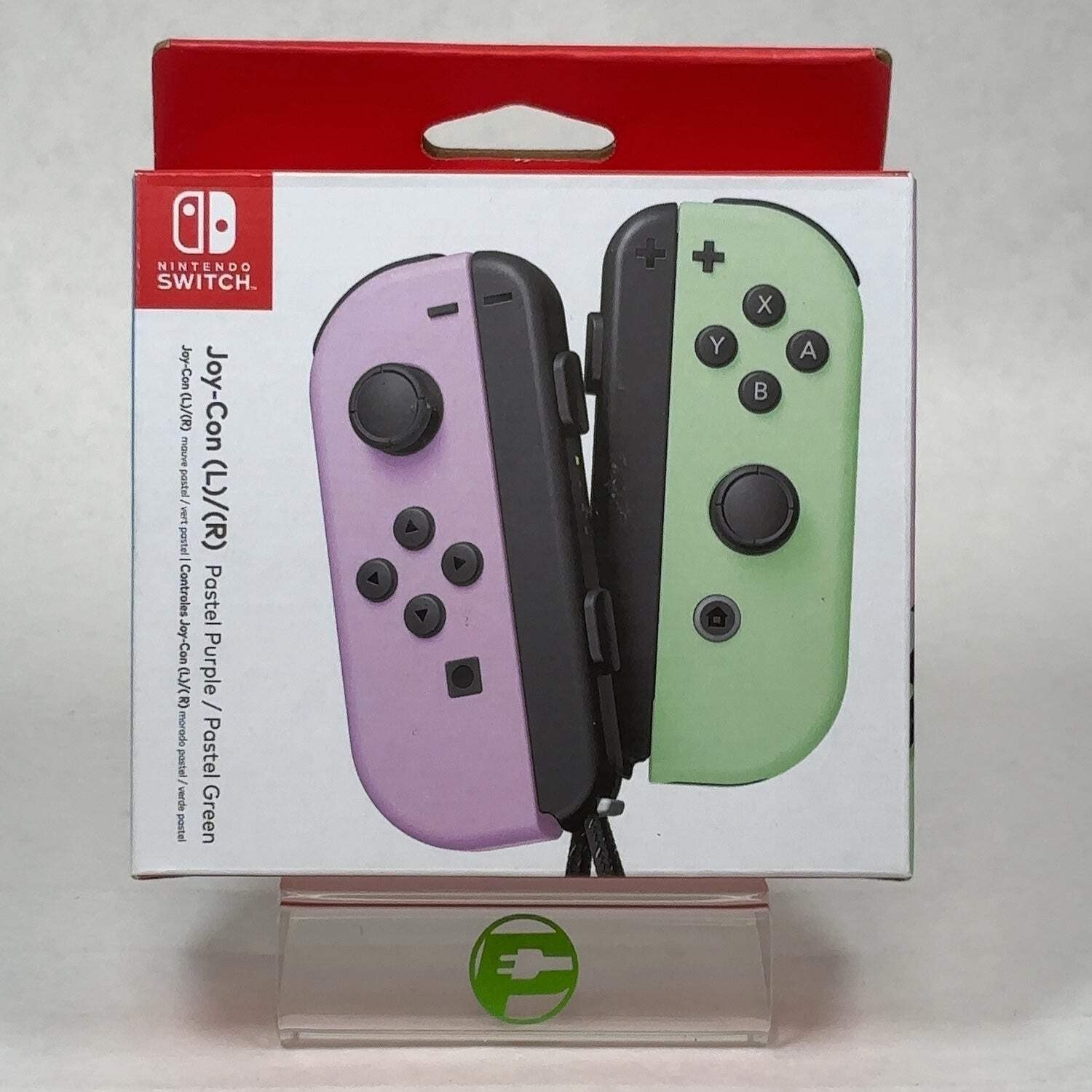 New Nintendo Switch Joy-Cons Pair Controller HACAJAWAF Pastel Pink/Pastel Green
