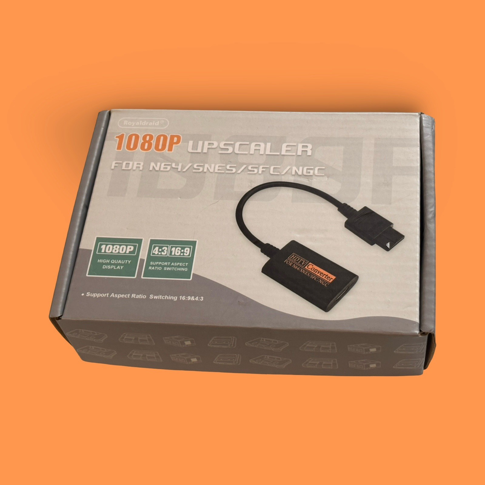 🎮 HDMI Video Adapter Cable – For N64, SNES, SFC & GameCube | NO Power Needed!