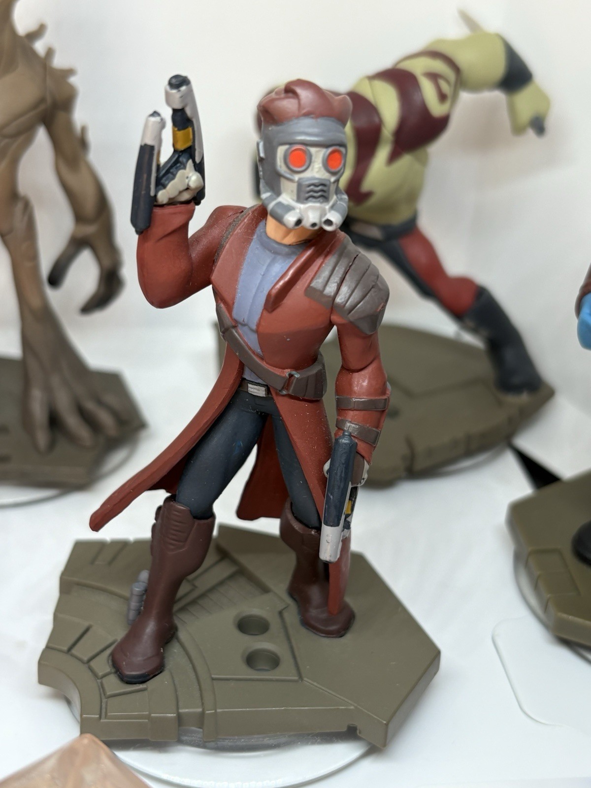 Disney Infinity 2.0 Complete Set Of Marvel Guardians Of The Galaxy With Playset