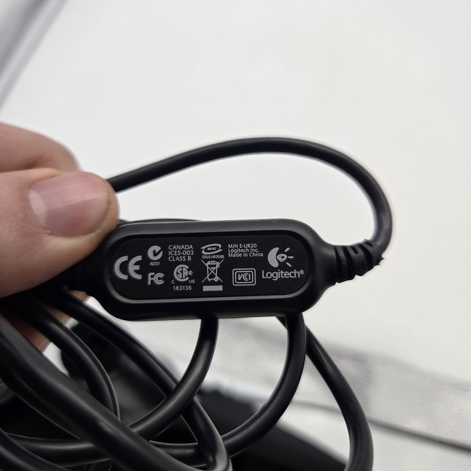 Konami Logitech Wired USB Microphone Model E-UR20 for Wii, Xbox 360, PS3 & PS2