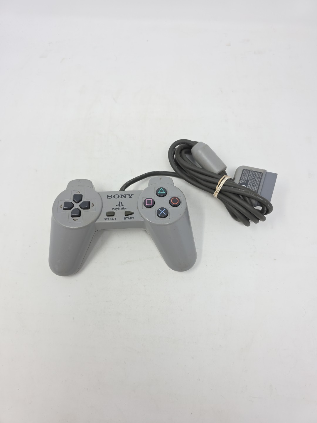 Sony PlayStation PS1 Official OEM Gray Controller SCPH-1080 Tested