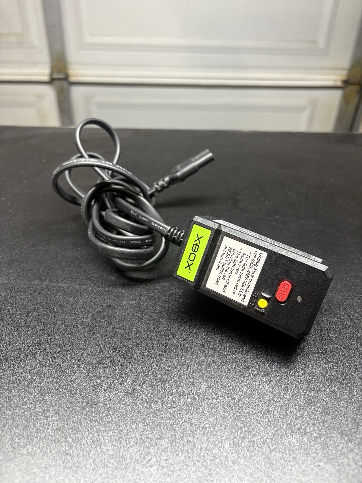 Original Microsoft OEM Xbox Protection Power Cord AC Adapter Cable X800563-100