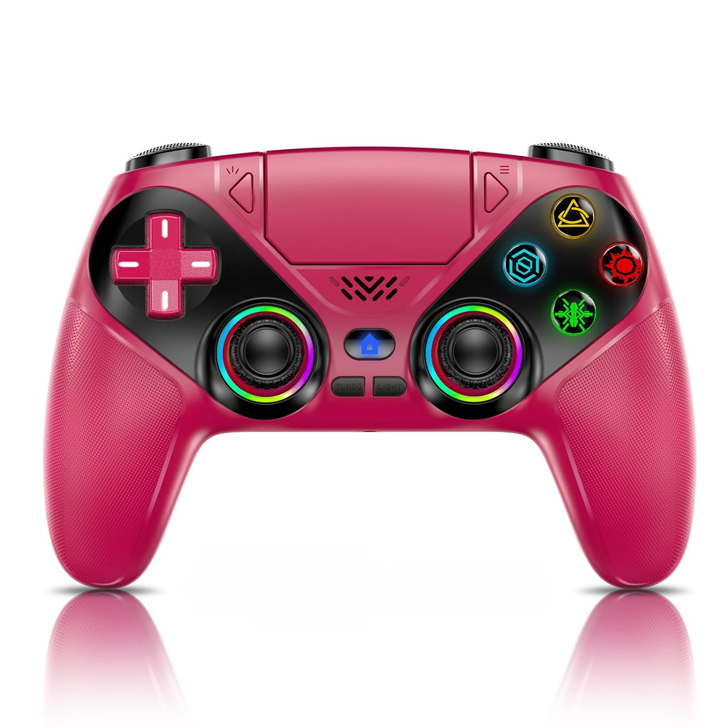 Nonbliep LED for PS5 Controller, for PS5 Slim/Pro/Pc, Wireless Controller with 9
