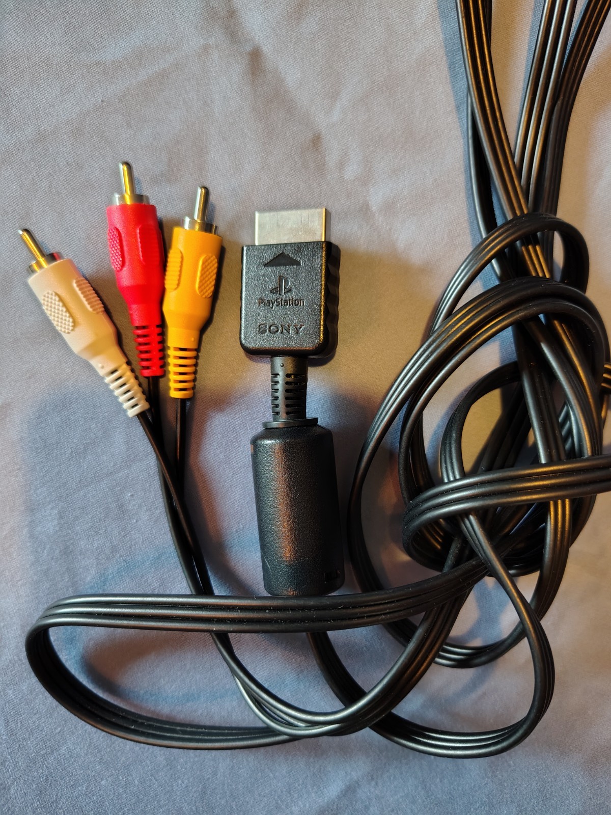 Genuine Official OEM RCA AV Sony Playstation 1 2 3 PS1 PS2 PS3 Audio Video Cable