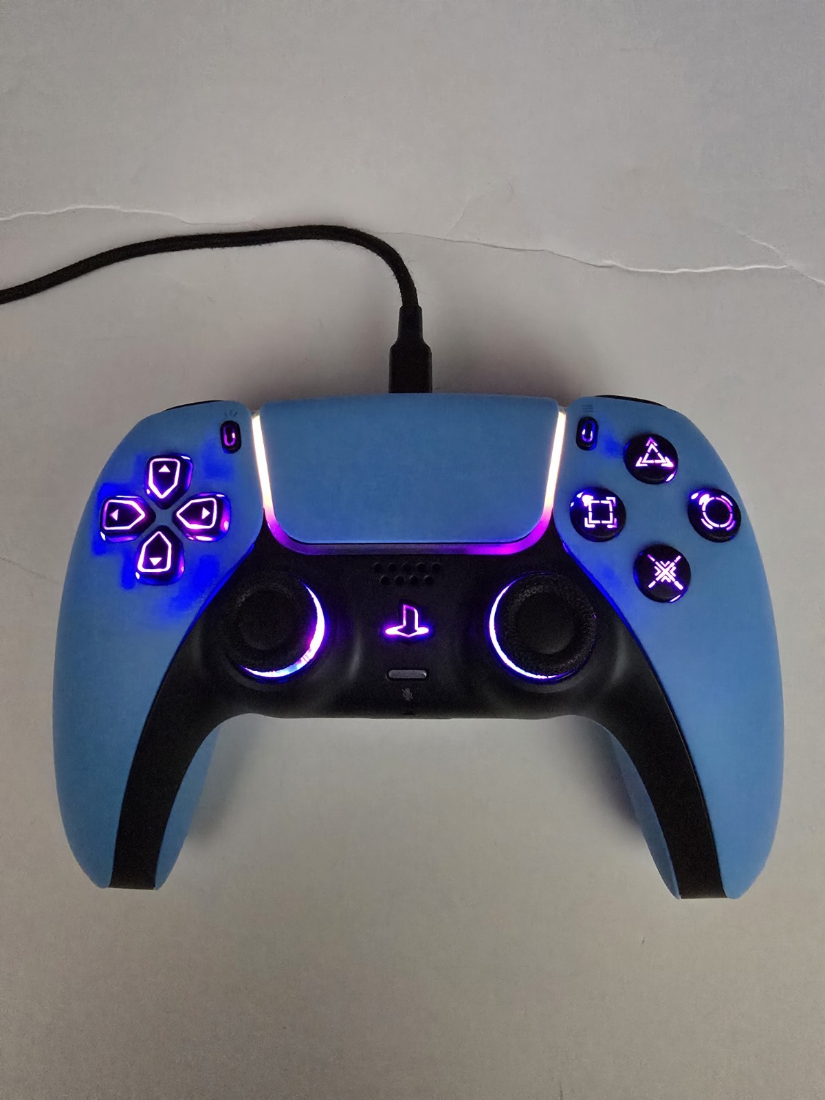 SONY STARLIGHT BLUE PS5 LED LIGHTS CONTROLLER, 7 DIFFERENT COLORS