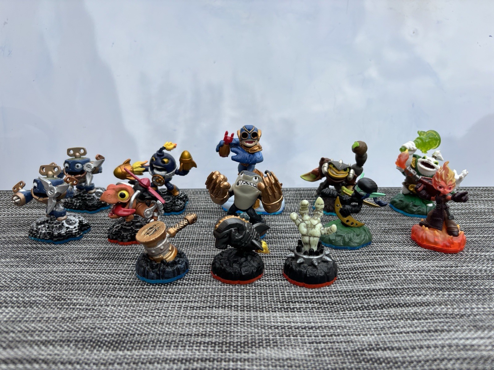 Skylanders 13 Figures Mixed Lot Swap Force, Trap Team Tested, Used w/ Boom Jet