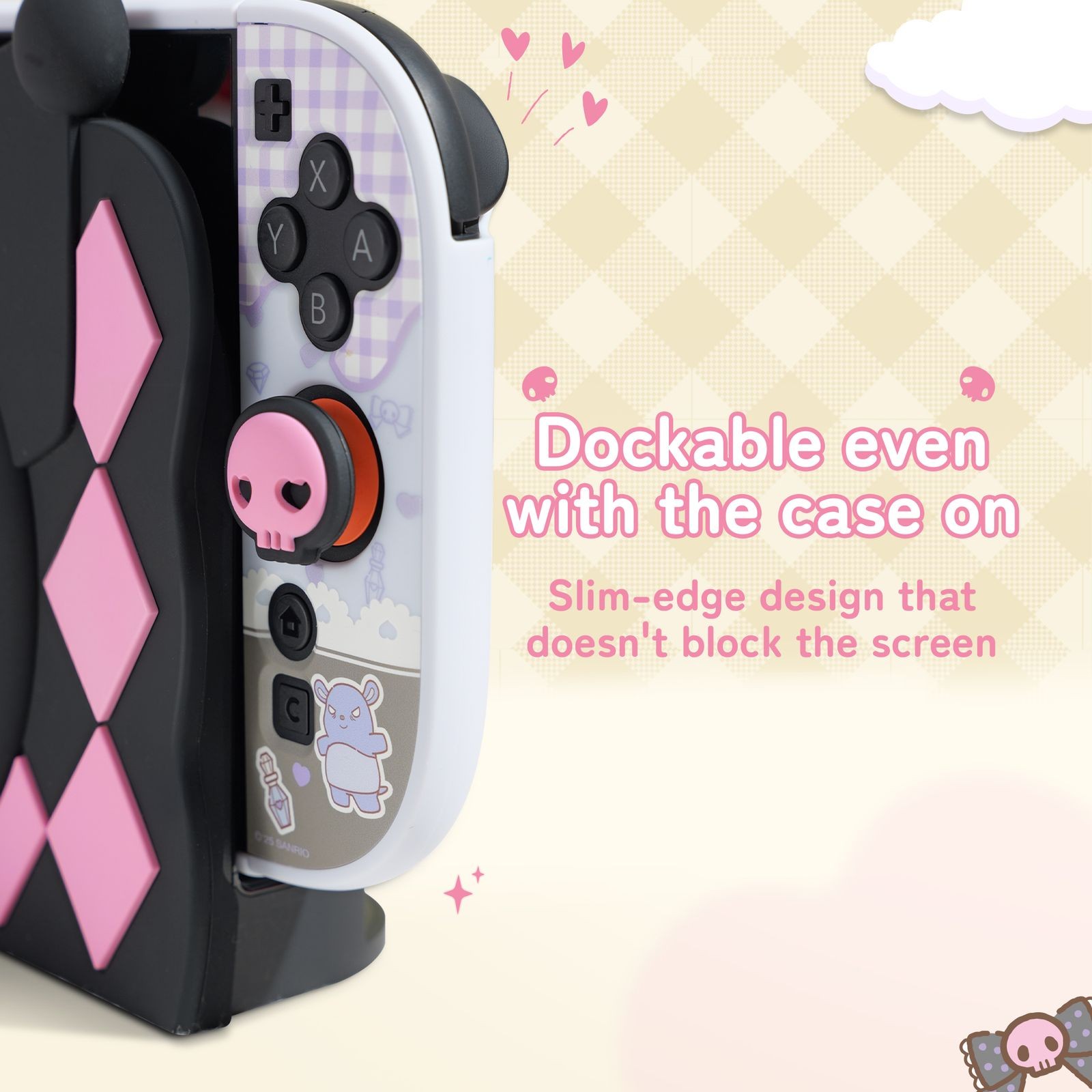 GeekShare Shell Skin Protective Case for Nintendo Switch 2025 Cartoon Cover
