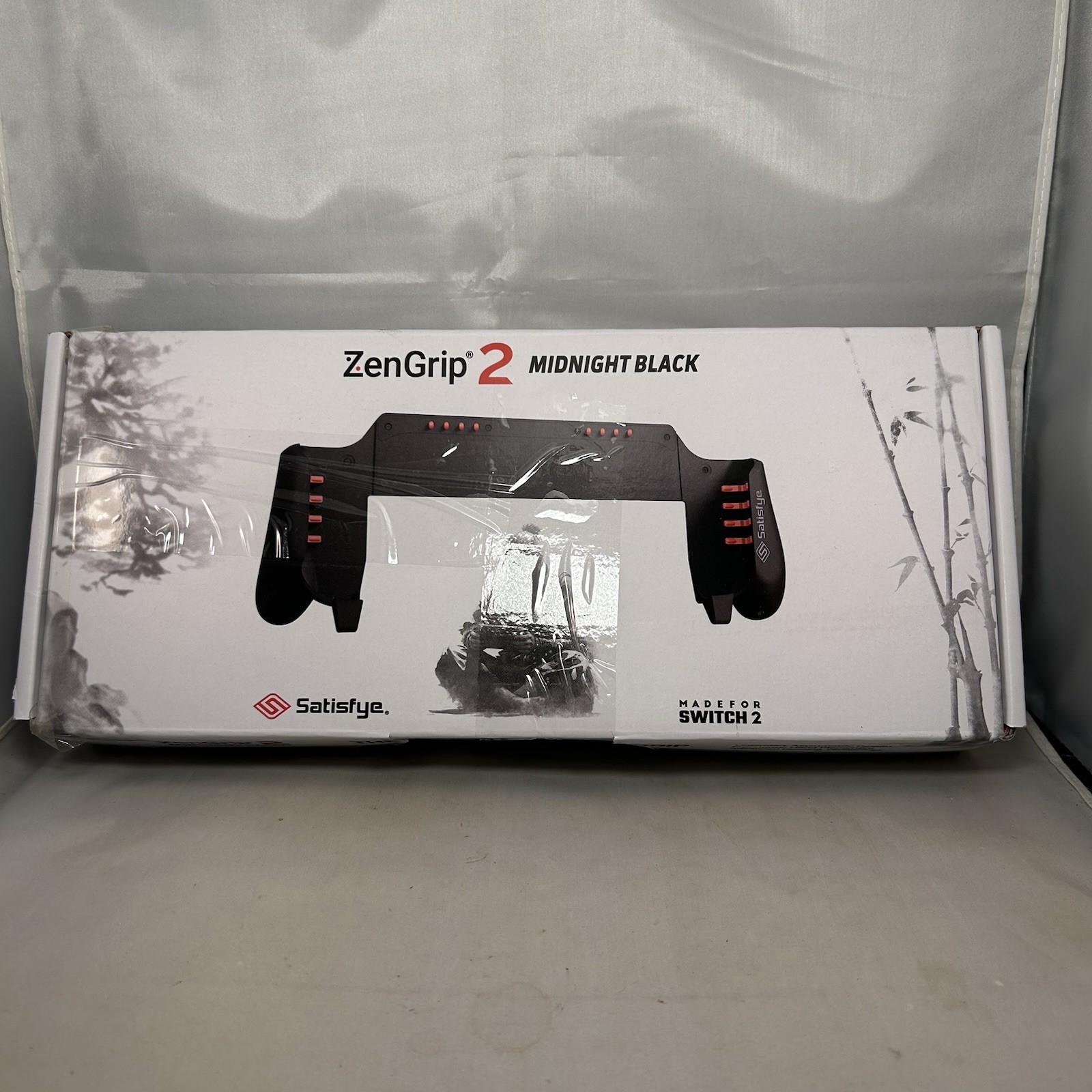 Satisfye ZenGrip 2 Ergo Grip Compatible W/ Nintendo Switch 2 – Midnight Black