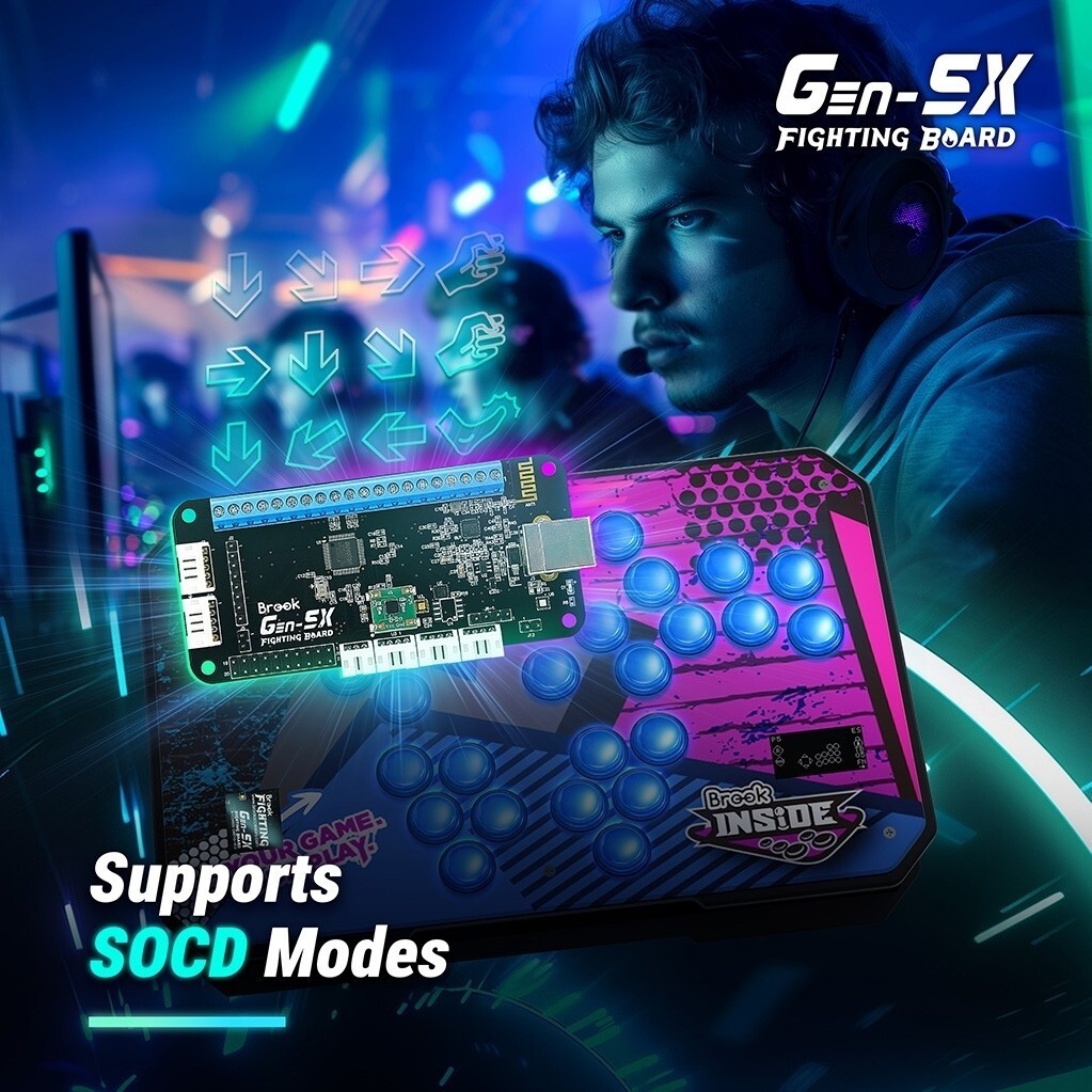 Brook Gen-5X Fighting Board Multi Console PC Fighting Board