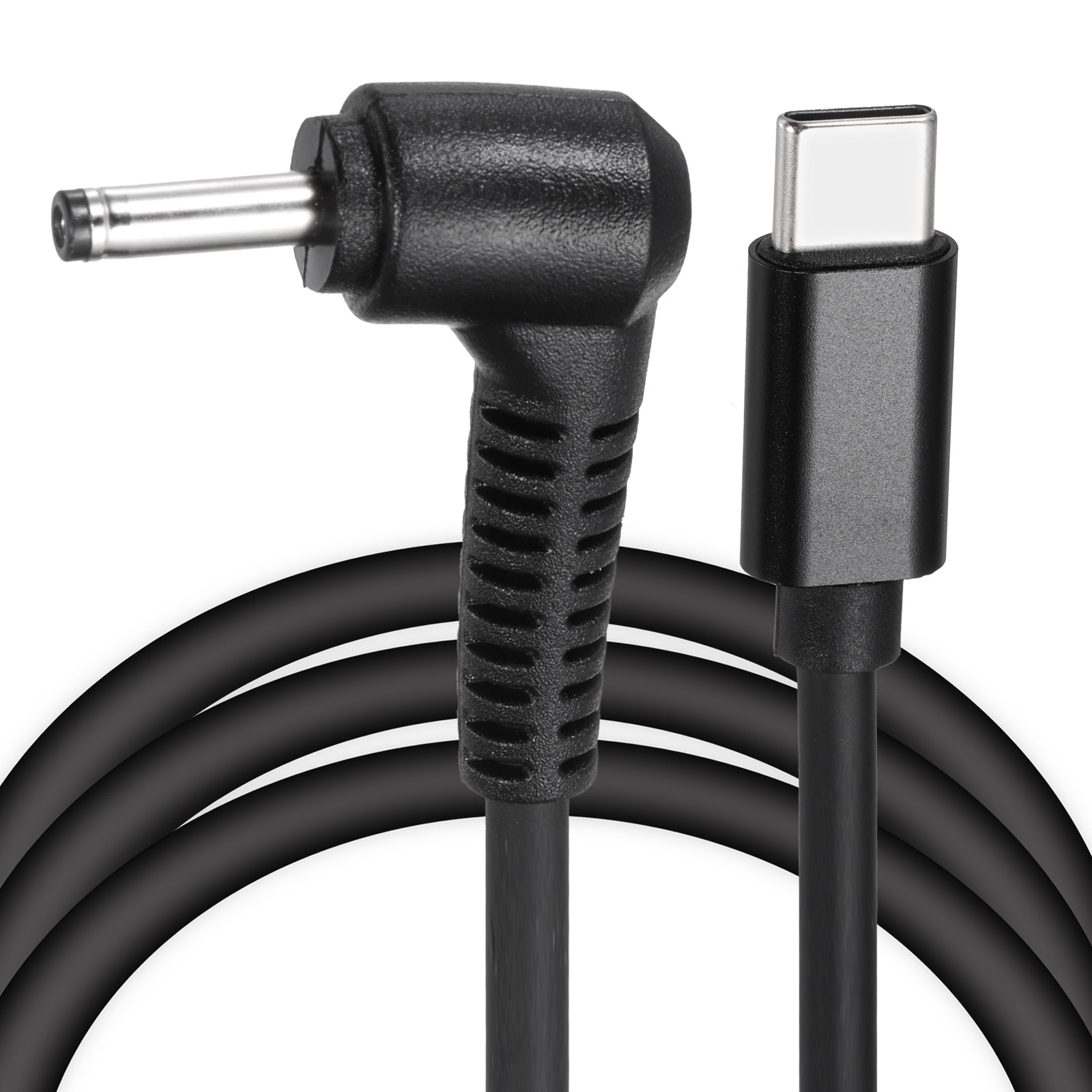 4.9FT USB C to DC PD Power Fast Charging Cable, 3mmx1.1mm 36W/12V(Black)