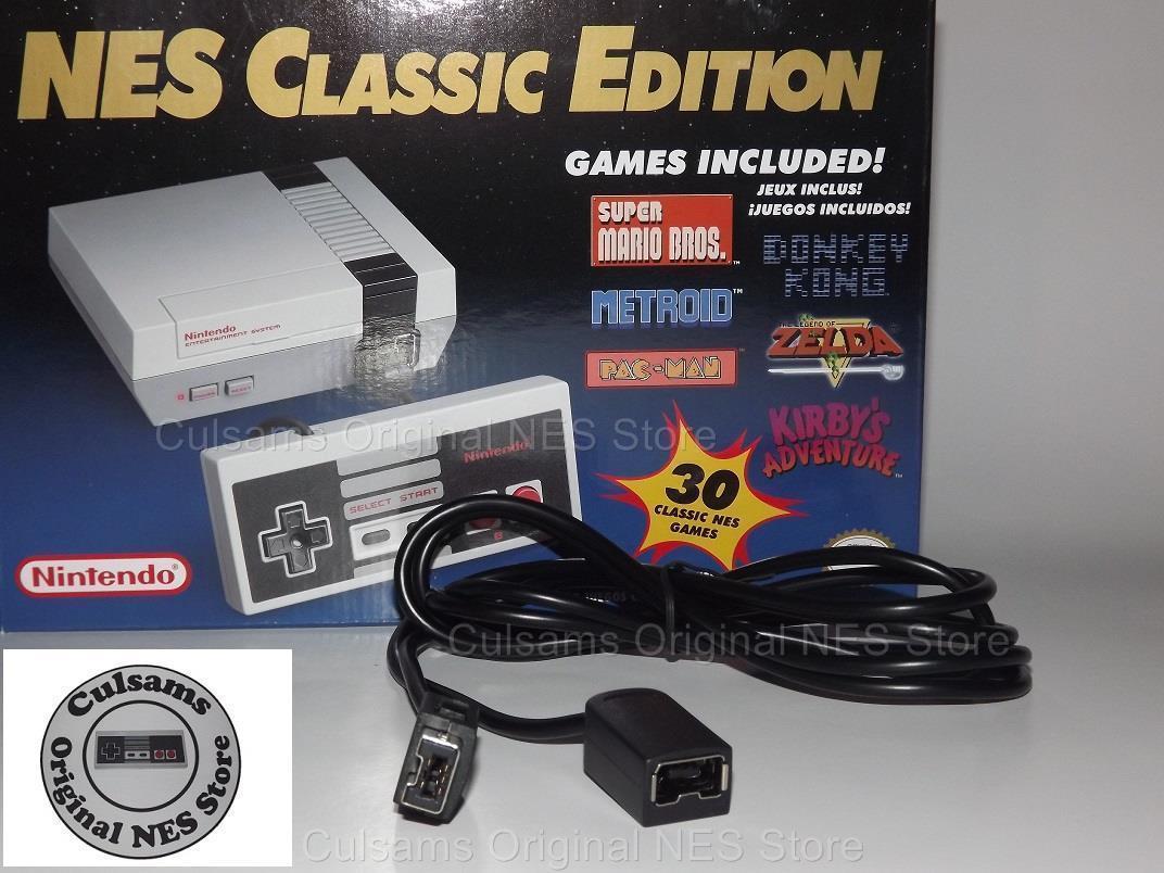 6 ft. Extension Cable for Super Nintendo SNES or NES Classic Edition Controller