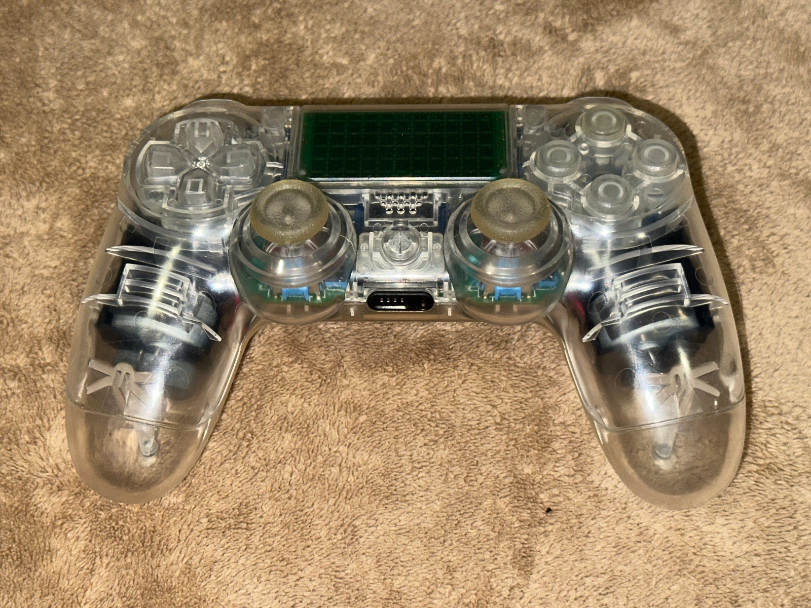 Customized Transparent Sony PS4 DualShock Wireless CUH-ZCT1 V1 CONTROLLER
