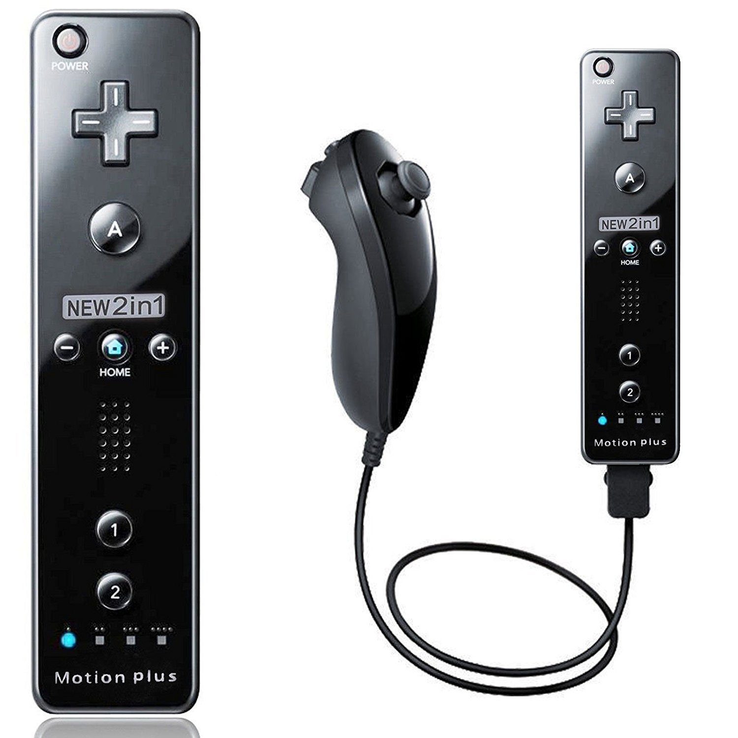 Built in Motion Plus Wiimote Controller& Nunchuck +Classic For Wii&Wii U Console