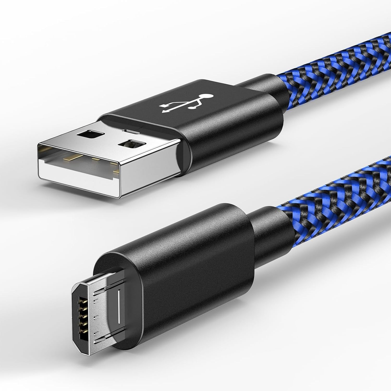 16 FT PS4 Controller Charger Charging Cable, Nylon Braided Extra Long Micro U…