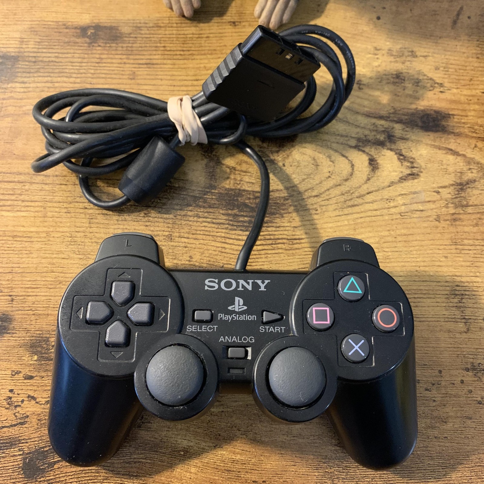 Authentic Sony PlayStation 2 PS2 DualShock 2 Wired Controller Black SCPH-10010