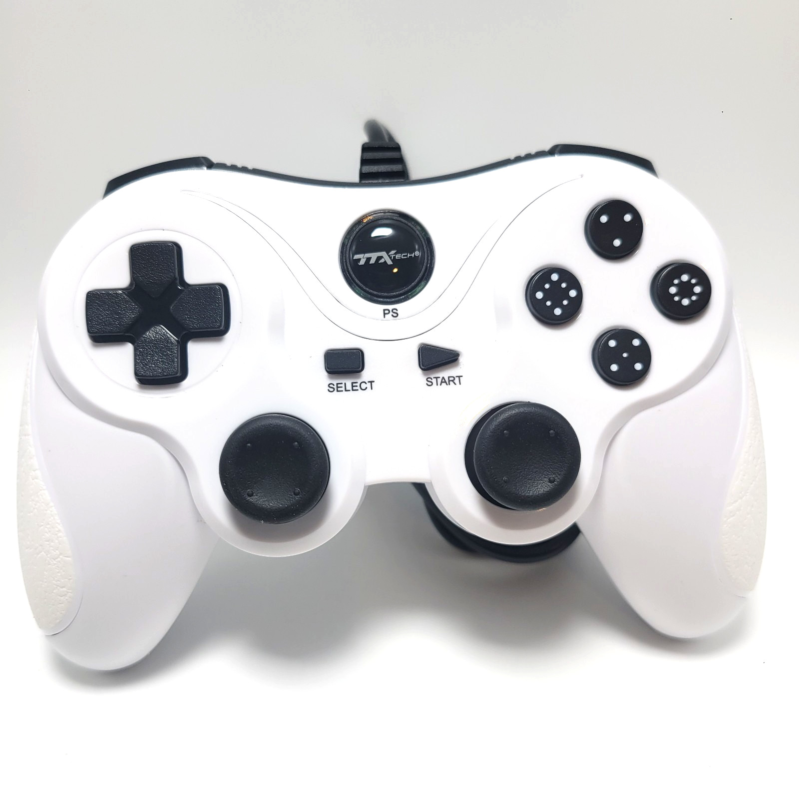 PlayStation 3 Wired Controller for PS3 / PC / USB by TTX Tech – White