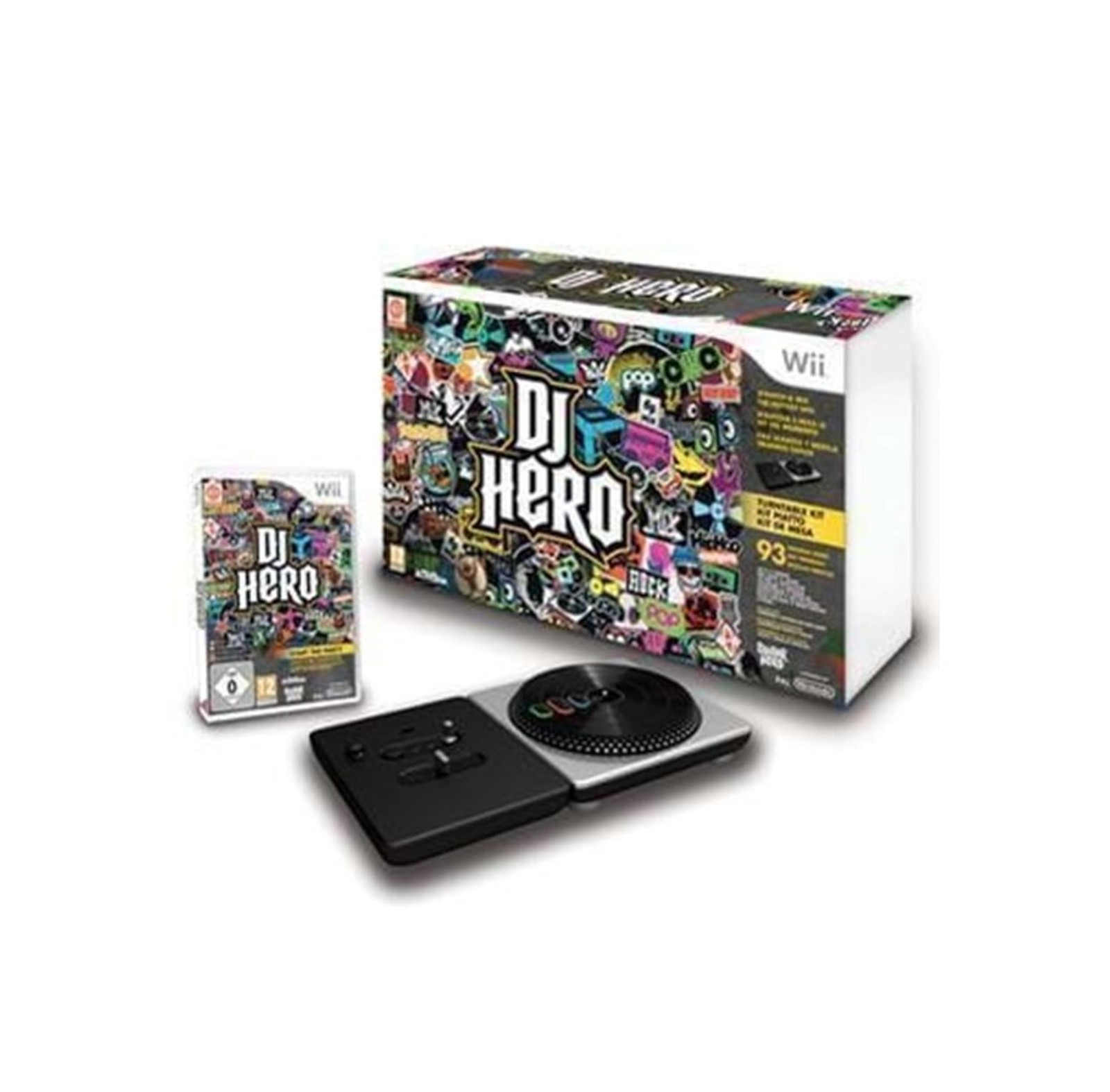 OPEN BOX Activision Dj Hero – Turntable Kit (Wii)