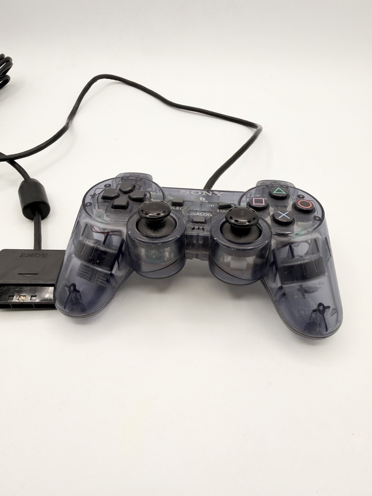 Playstation 2 PS2 Smoke Clear Grey Dual Shock 2 Controller SCPH-10010