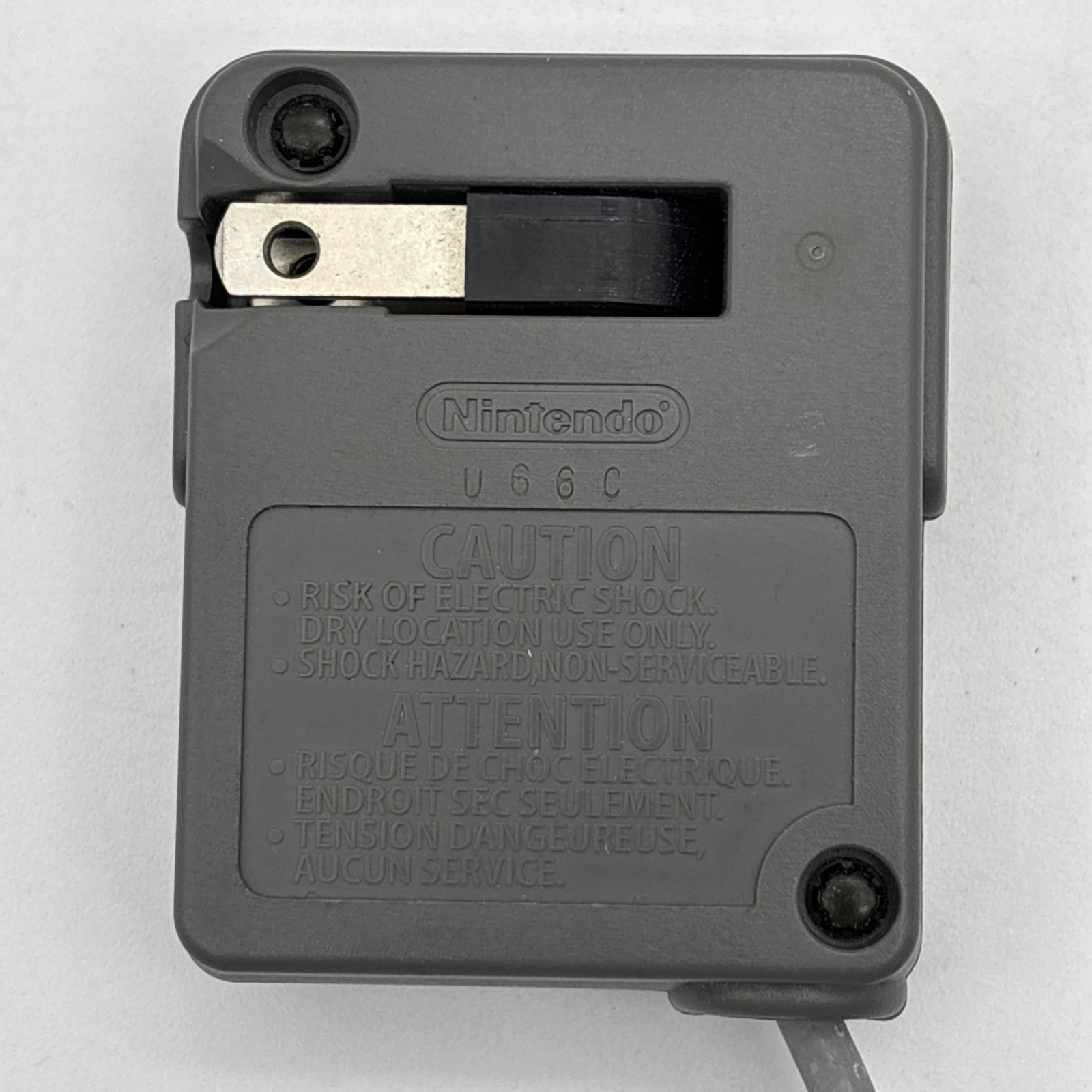 OEM Nintendo AC Power Adapter Plug Set AGB-008 & AGB-009 For Gameboy Advance GBA