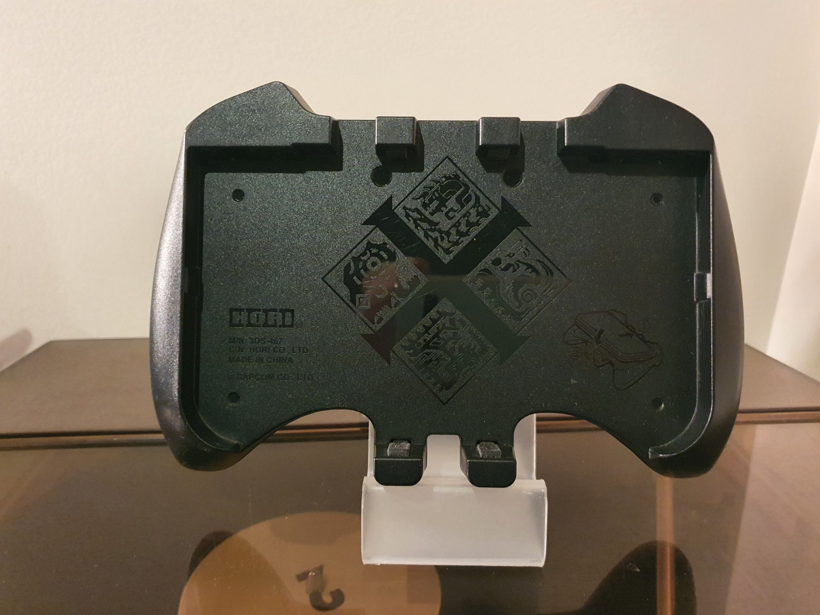 3DS XL/LL Hori Hunting Gear Hand Grip Black Monster Hunter Cross X Japan