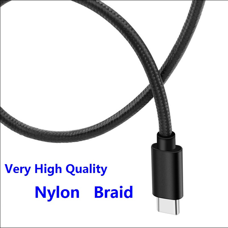 Lot 100 x 1M/3FT Type-C USB-C Data Sync Charging Cable For Sony PS5 Controllers
