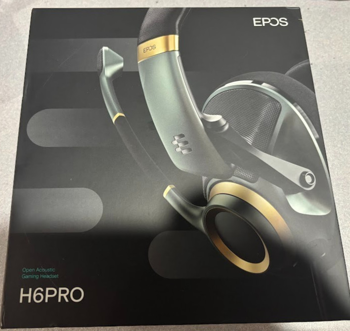 EPOS H6PRO Open Acoustic Wired Gaming Headset with Detachable Mic Green