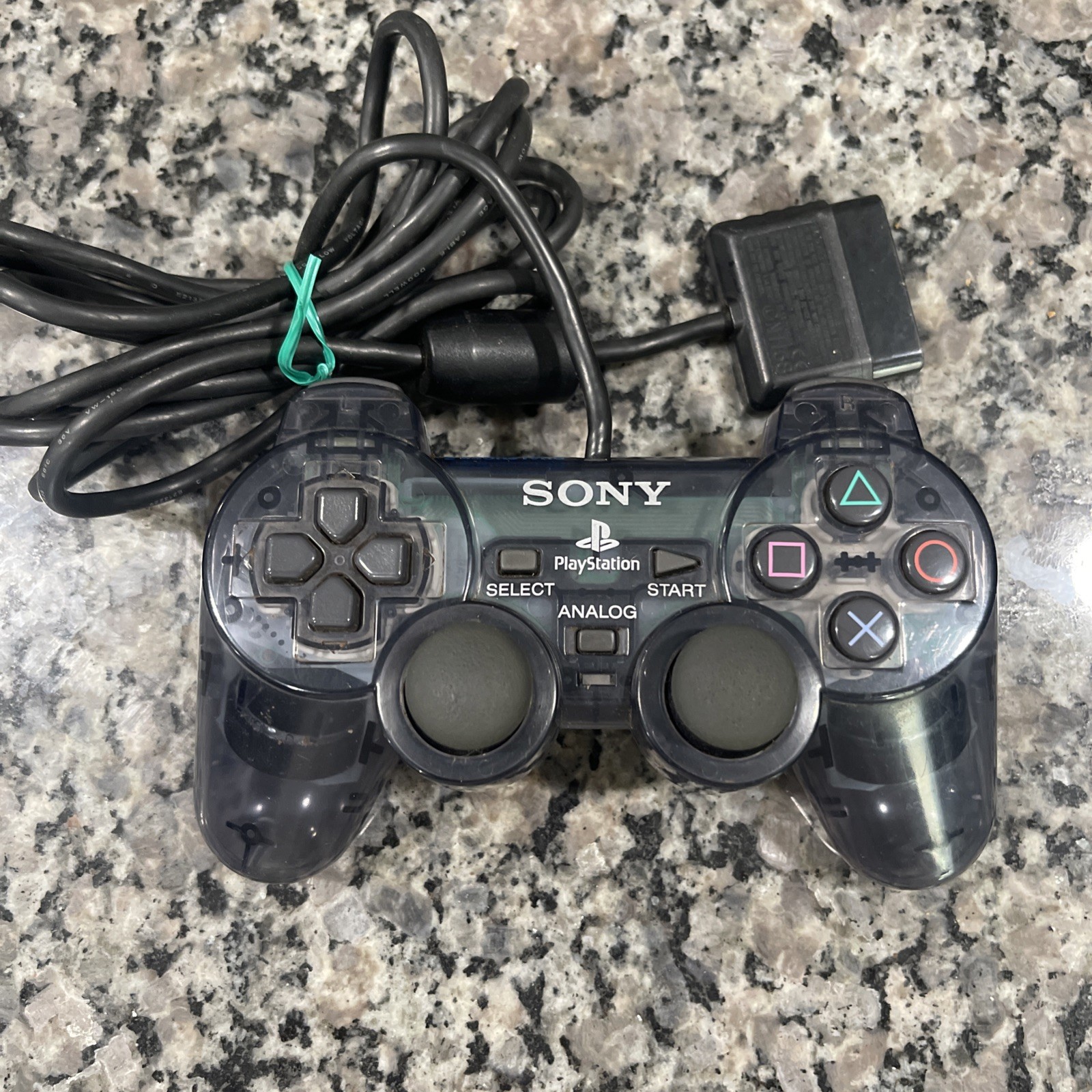 Smoke Clear Dual Shock 2 Controller Official Sony PlayStation 2 PS2 SCPH-10010