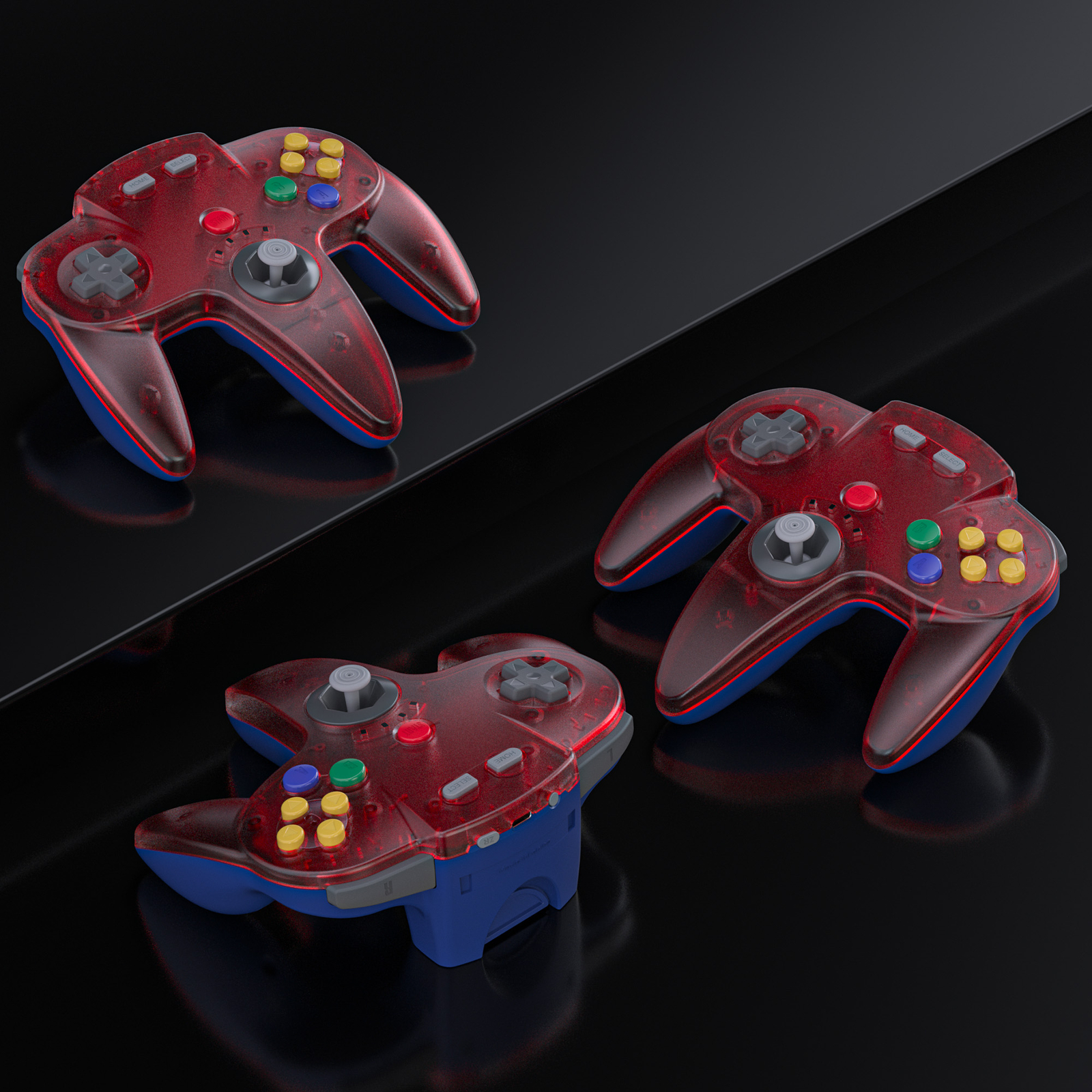 Wireless N64 Controller For N64 Nintendo Switch PC NSO Mac Windows w/Rumble Pak