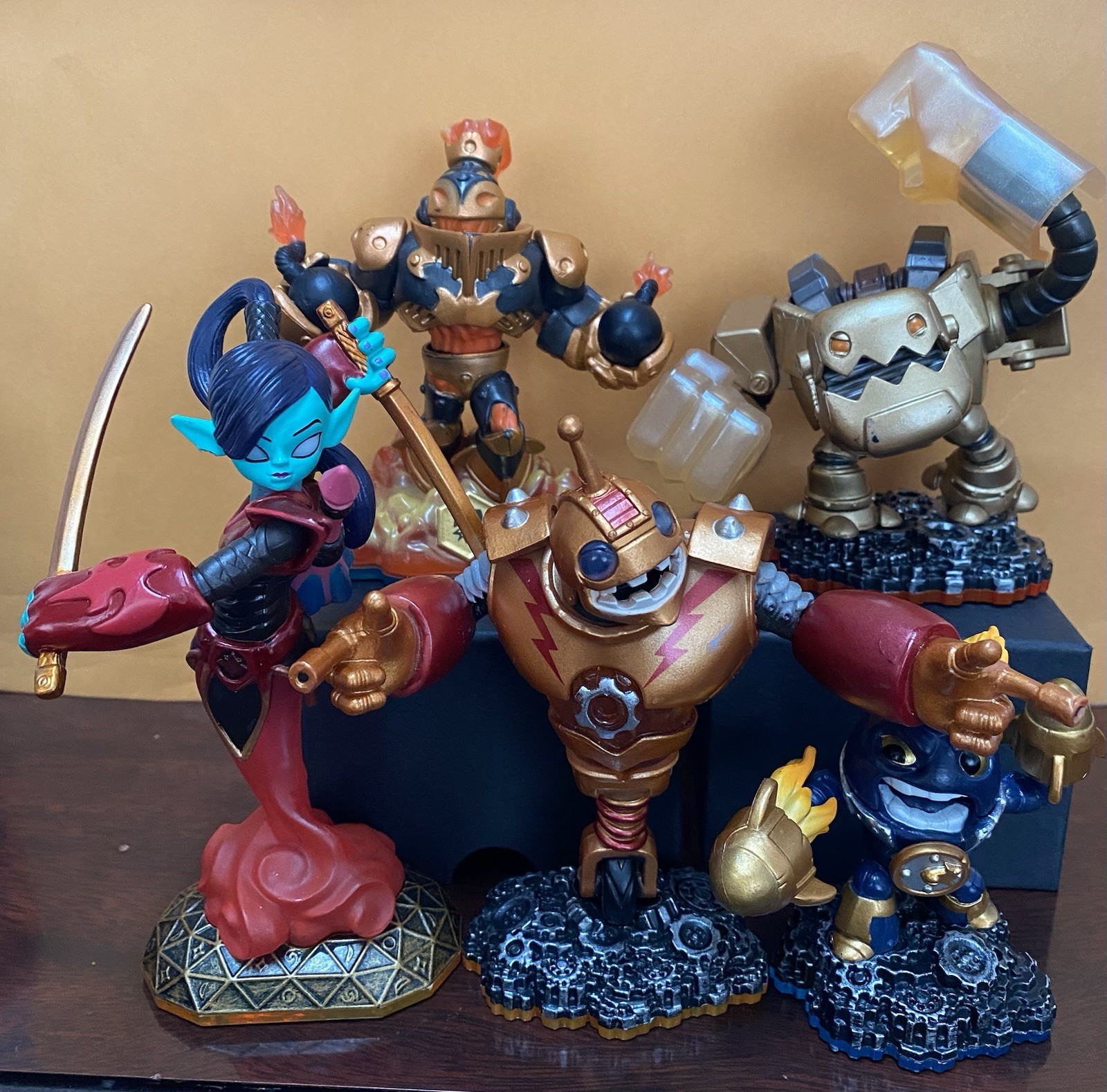 Skylanders 5 lot Ninjini TT Master Jawbreaker Countdown Bouncer Countdown