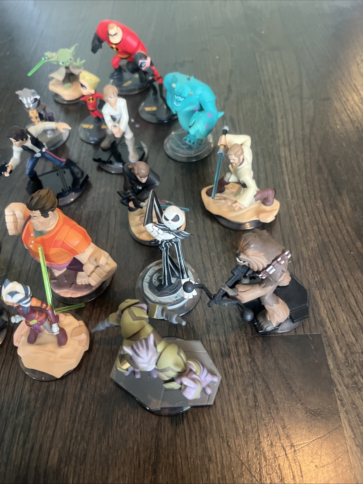 Disney Infinity Figures Base Power Crystals Star Wars Marvel Pixar Bundle Lot