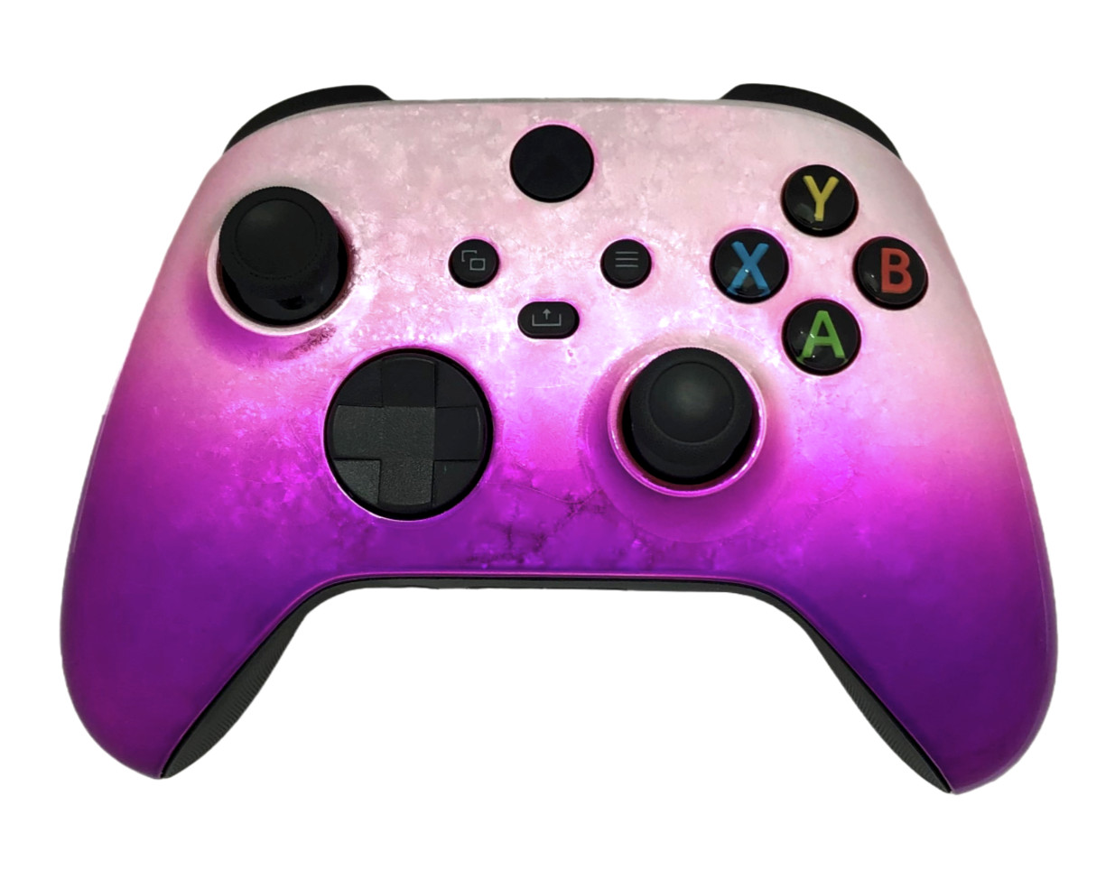 Custom Microsoft Xbox Series X / S Controller – Glossy Ice Flake Magenta
